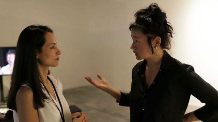 Hito Steyerl and Shahzia Sikander at the 13th Istanbul Biennial